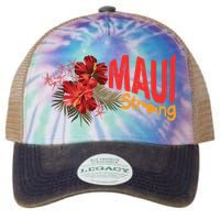Hibiscus Maui Strong Hawaii Strong Ikaika Maui Strong Legacy Tie Dye Trucker Hat