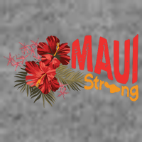 Hibiscus Maui Strong Hawaii Strong Ikaika Maui Strong Tall Hoodie
