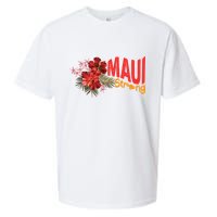 Hibiscus Maui Strong Hawaii Strong Ikaika Maui Strong Sueded Cloud Jersey T-Shirt