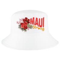 Hibiscus Maui Strong Hawaii Strong Ikaika Maui Strong Cool Comfort Performance Bucket Hat