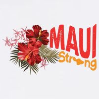 Hibiscus Maui Strong Hawaii Strong Ikaika Maui Strong Garment-Dyed Sweatshirt