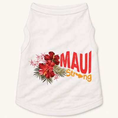 Hibiscus Maui Strong Hawaii Strong Ikaika Maui Strong Doggie Tank