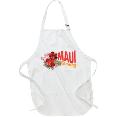 Hibiscus Maui Strong Hawaii Strong Ikaika Maui Strong Full-Length Apron With Pockets