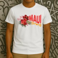 Hibiscus Maui Strong Hawaii Strong Ikaika Maui Strong T-Shirt