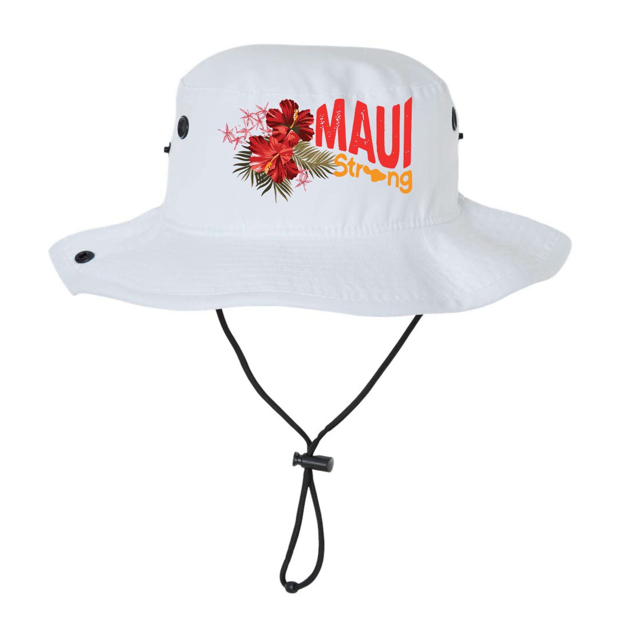 Hibiscus Maui Strong Hawaii Strong Ikaika Maui Strong Bucket Hat