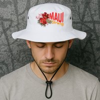Hibiscus Maui Strong Hawaii Strong Ikaika Maui Strong Bucket Hat
