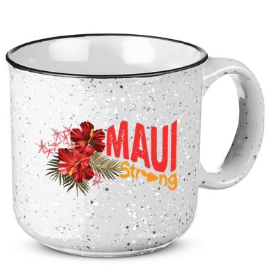 Hibiscus Maui Strong Hawaii Strong Ikaika Maui Strong 15oz Campfire Ceramic Mug