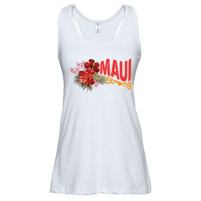 Hibiscus Maui Strong Hawaii Strong Ikaika Maui Strong Ladies Essential Flowy Tank