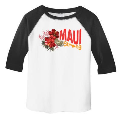 Hibiscus Maui Strong Hawaii Strong Ikaika Maui Strong Toddler Fine Jersey T-Shirt