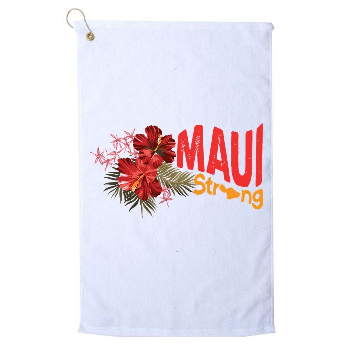 Hibiscus Maui Strong Hawaii Strong Ikaika Maui Strong Golf Towel