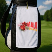Hibiscus Maui Strong Hawaii Strong Ikaika Maui Strong Golf Towel