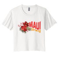 Hibiscus Maui Strong Hawaii Strong Ikaika Maui Strong Crop Top