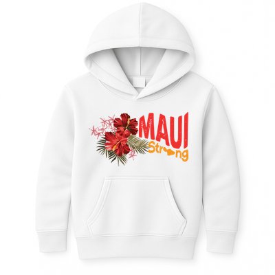 Hibiscus Maui Strong Hawaii Strong Ikaika Maui Strong Kids Hoodie