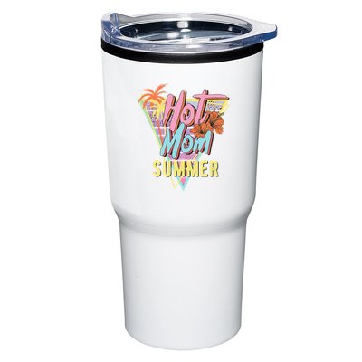 Hot Mom Summer Hawaiian Hibiscus Beach Cute Tropical Tumbler