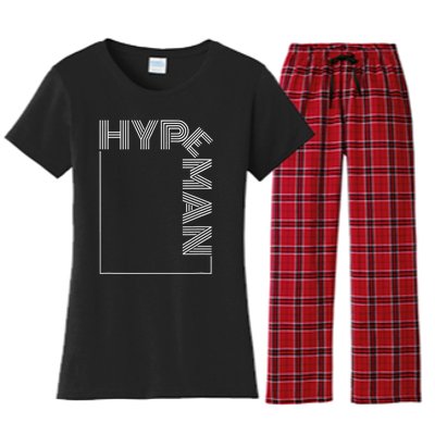 Hype Man S Hype Man Funny For Party Women's Flannel Pajama Set