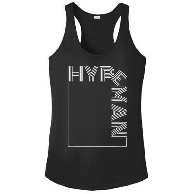 Hype Man S Hype Man Funny For Party Ladies PosiCharge Competitor Racerback Tank