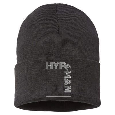 Hype Man S Hype Man Funny For Party Sustainable Knit Beanie