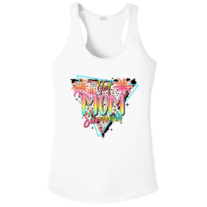 Hot Mom Summer Family Mother Ladies PosiCharge Competitor Racerback Tank