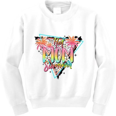 Hot Mom Summer Family Mother Kids Sweatshirt