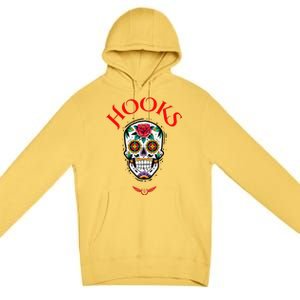 Hooks Mexican Skull Premium Pullover Hoodie