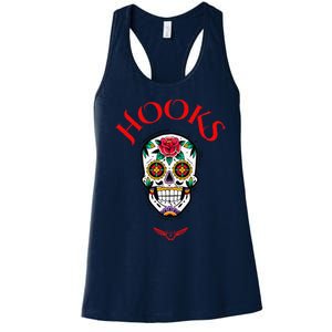 Hooks Mexican Skull Women's Racerback Tank