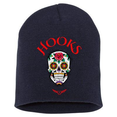 Hooks Mexican Skull Short Acrylic Beanie