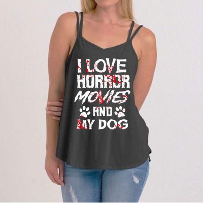 Horror Movies Scary Film Lovers Halloween Fans Thriller Women's Strappy Tank