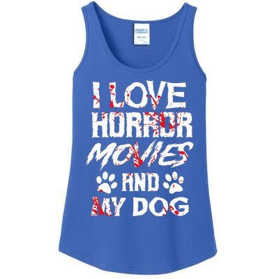 Horror Movies Scary Film Lovers Halloween Fans Thriller Ladies Essential Tank