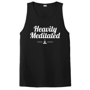 Heavily Meditated Spiritual Yoga Inspired Zen Guru Gift PosiCharge Competitor Tank