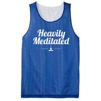 Heavily Meditated Spiritual Yoga Inspired Zen Guru Gift Mesh Reversible Basketball Jersey Tank