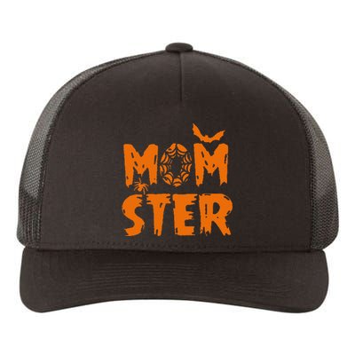 Halloween Momster Spider Bat Casual Mom Ster Yupoong Adult 5-Panel Trucker Hat