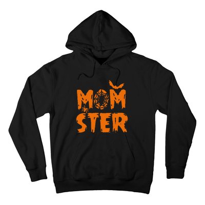 Halloween Momster Spider Bat Casual Mom Ster Hoodie