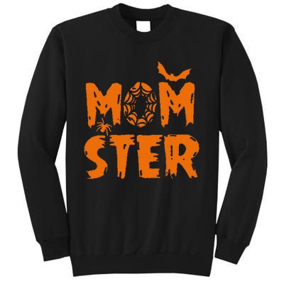 Halloween Momster Spider Bat Casual Mom Ster Sweatshirt