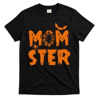 Halloween Momster Spider Bat Casual Mom Ster T-Shirt