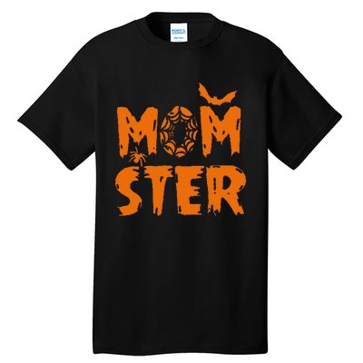 Halloween Momster Spider Bat Casual Mom Ster Tall T-Shirt