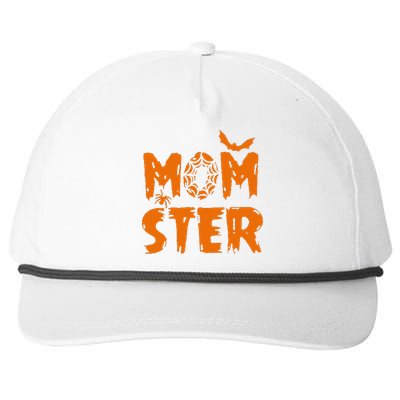 Halloween Momster Spider Bat Casual Mom Ster Snapback Five-Panel Rope Hat