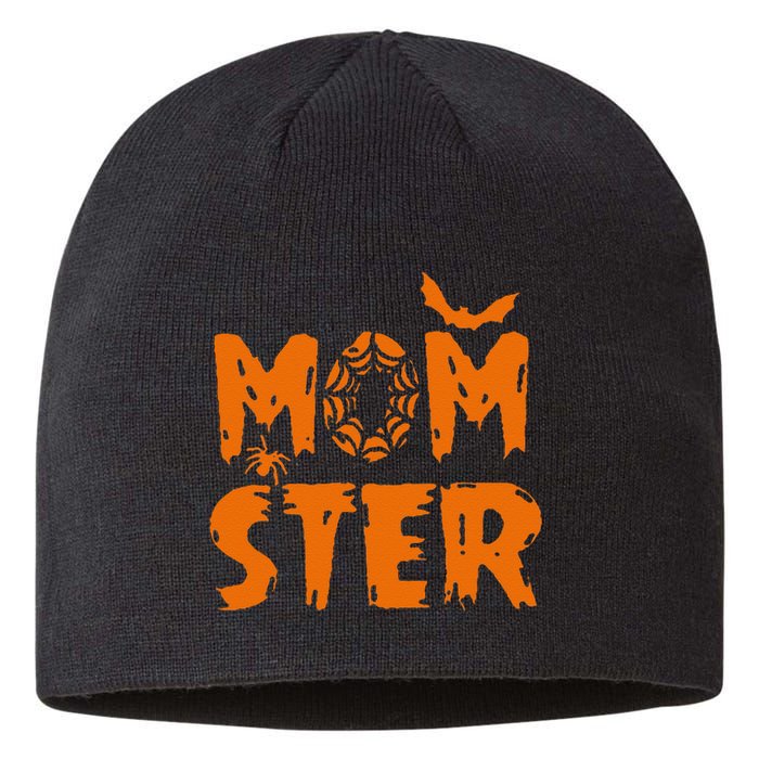 Halloween Momster Spider Bat Casual Mom Ster Sustainable Beanie