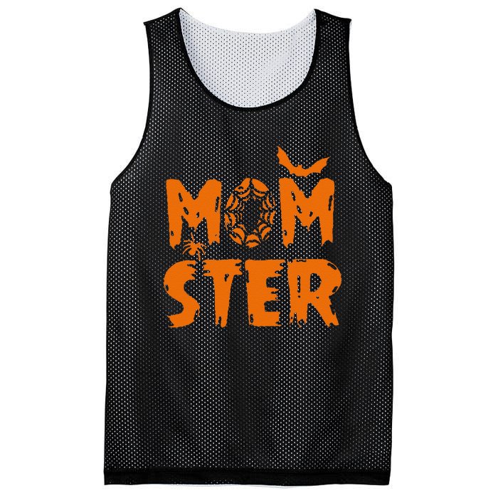 Halloween Momster Spider Bat Casual Mom Ster Mesh Reversible Basketball Jersey Tank