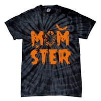 Halloween Momster Spider Bat Casual Mom Ster Tie-Dye T-Shirt