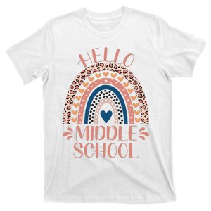 Hello Middle School Teacher Back To School T-Shirt