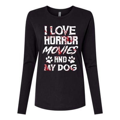 Horror Movies Scary Film Lovers Halloween Fans Thriller Womens Cotton Relaxed Long Sleeve T-Shirt