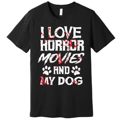 Horror Movies Scary Film Lovers Halloween Fans Thriller Premium T-Shirt