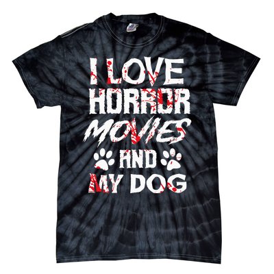 Horror Movies Scary Film Lovers Halloween Fans Thriller Tie-Dye T-Shirt