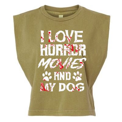 Horror Movies Scary Film Lovers Halloween Fans Thriller Garment-Dyed Women's Muscle Tee