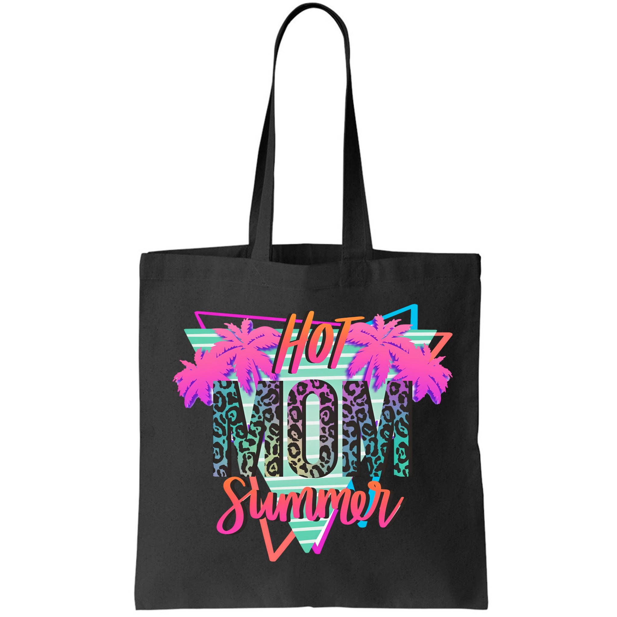 Hot Mom Summer Palms Tree Vintage Leopard Hot Mom Summer Bag