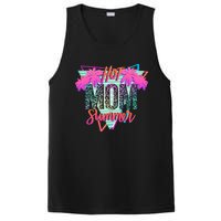 Hot Mom Summer Palms Tree Vintage Leopard Hot Mom Summer PosiCharge Competitor Tank