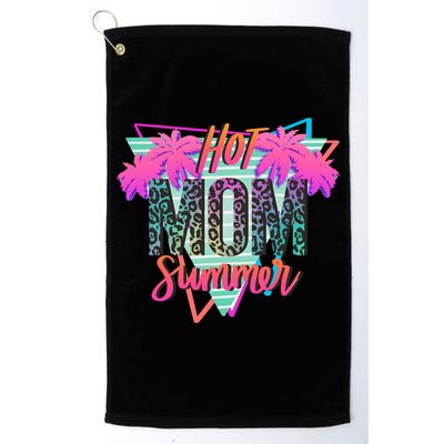 Hot Mom Summer Palms Tree Vintage Leopard Hot Mom Summer Golf Towel