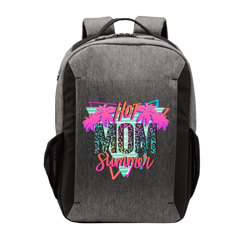 Hot Mom Summer Palms Tree Vintage Leopard Hot Mom Summer Vector Backpack