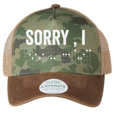 Hidden Message Sorry I-DGAF Chords Guitar Legacy Tie Dye Trucker Hat