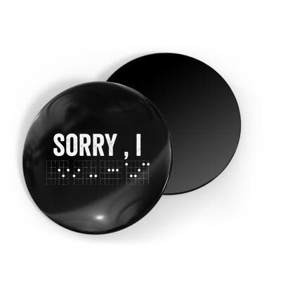 Hidden Message Sorry I-DGAF Chords Guitar Magnet